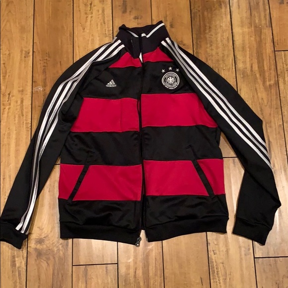 Adidas Boys XL Deutscher Fussball-Bund Zip Sweater - Picture 1 of 5